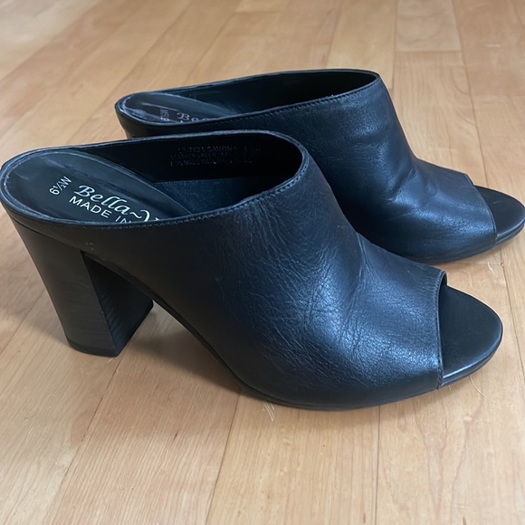 Bella vita peep toe sling back heels - Picture 3 of 4